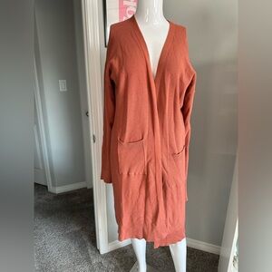Tea n Rose Warm Brown Knit Cardigan